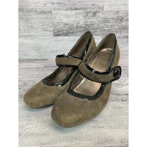 Naturalizer Womens Julius Suede Mary Jane Heels Size 8.5